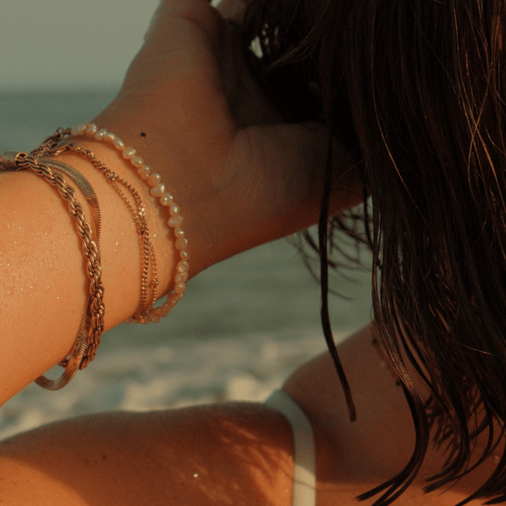 Twisted Rope Bracelet - Gold - Ocean Native