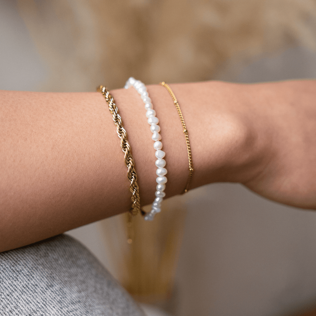 Twisted Rope Bracelet - Gold - Ocean Native