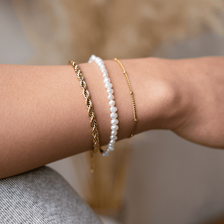 Twisted Rope Bracelet - Gold - Ocean Native