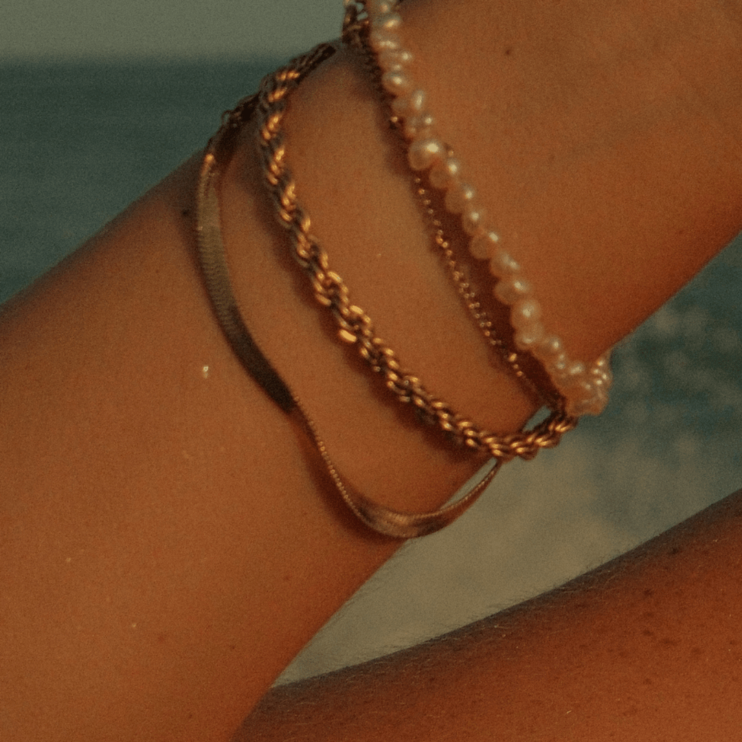 Twisted Rope Bracelet - Gold - Ocean Native