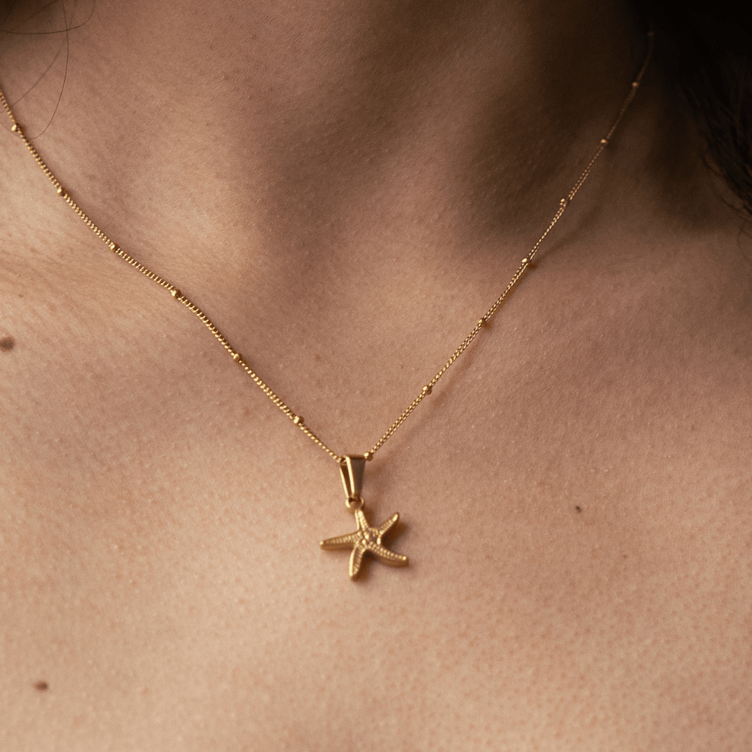 Under The Sea Starfish Charm Necklace - Ocean Native