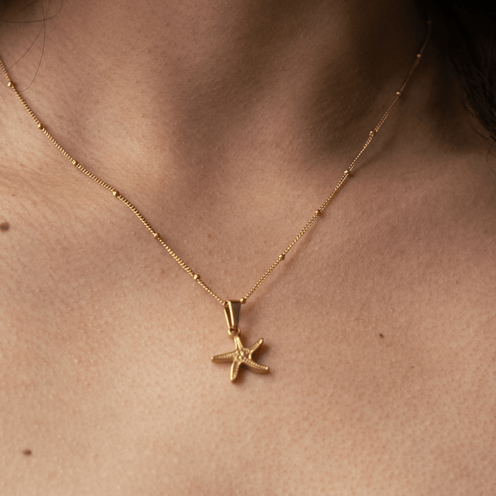 Under The Sea Starfish Charm Necklace - Ocean Native