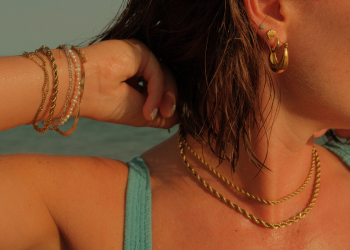 gold waterproof jewellery collection